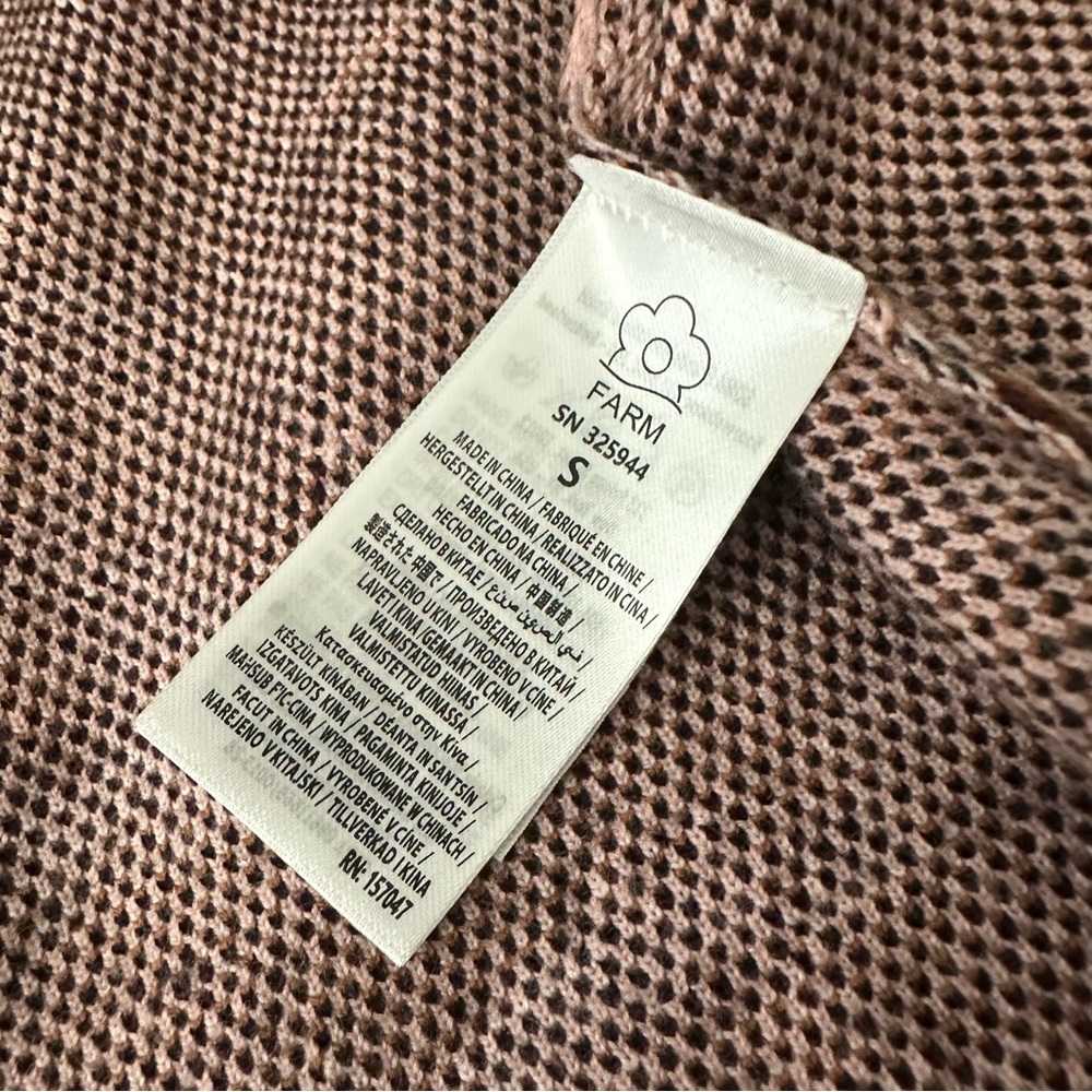 Farm Rio Glam Tapestry Jacquard Cardigan Small - Picture 12 of 13